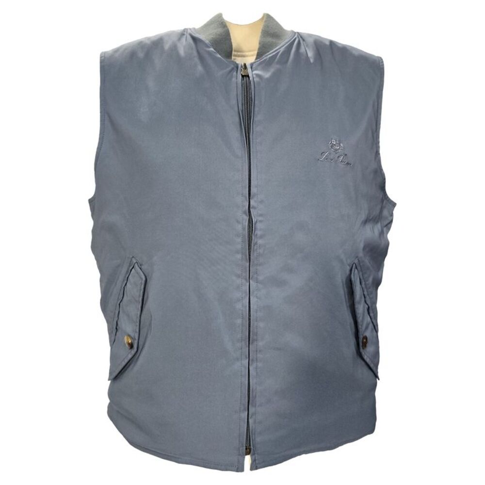 Loro Piana Light Blue Men's Sleeveless Zip Vest